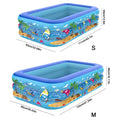Aufblasbarer Kinderpool – Rechteckiges Planschbecken mit Cartoon-Design & PVC-Wänden Bolendo
