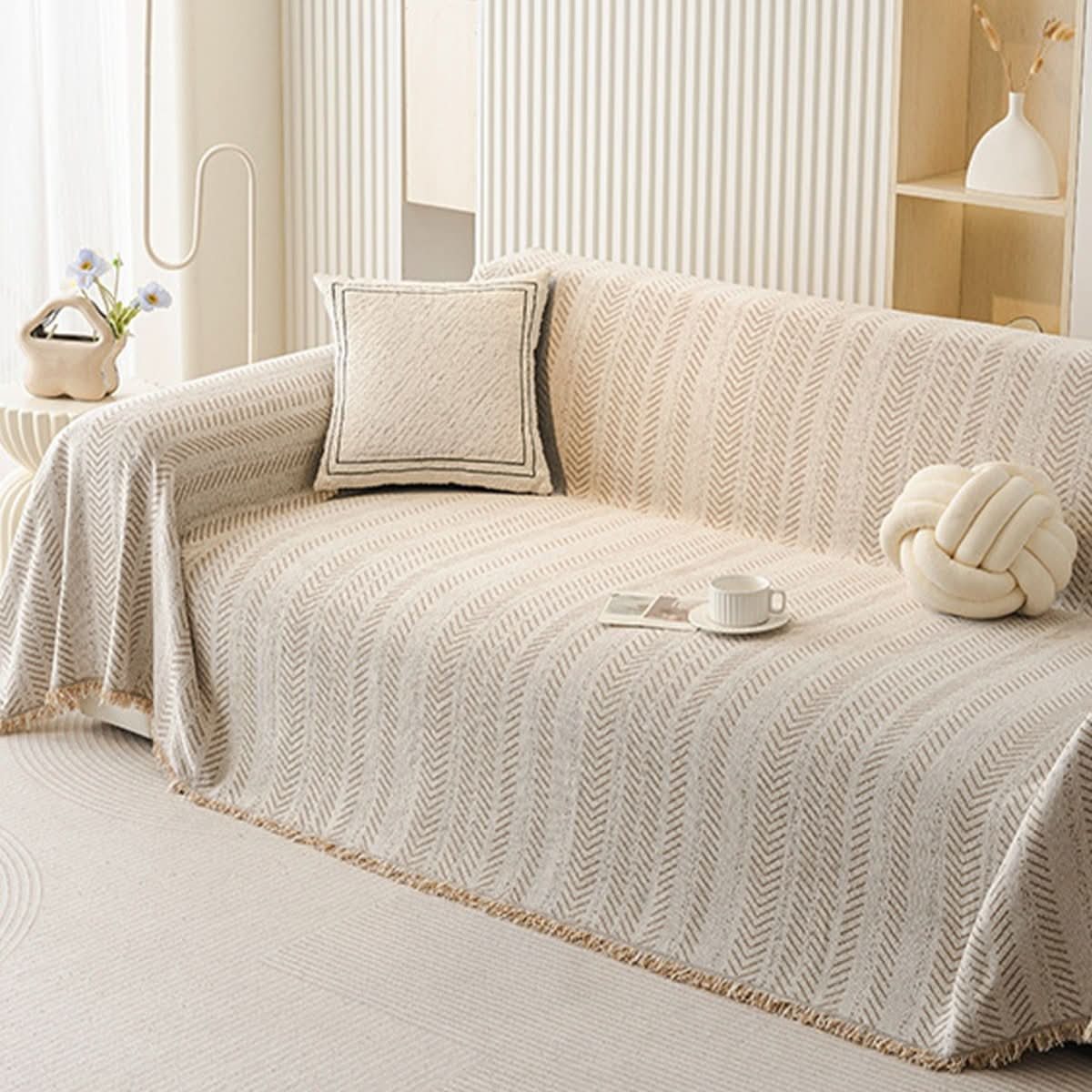 SNUGGLETEXTILE – Kratzfester und waschbarer Sofabezug aus Chenille 4