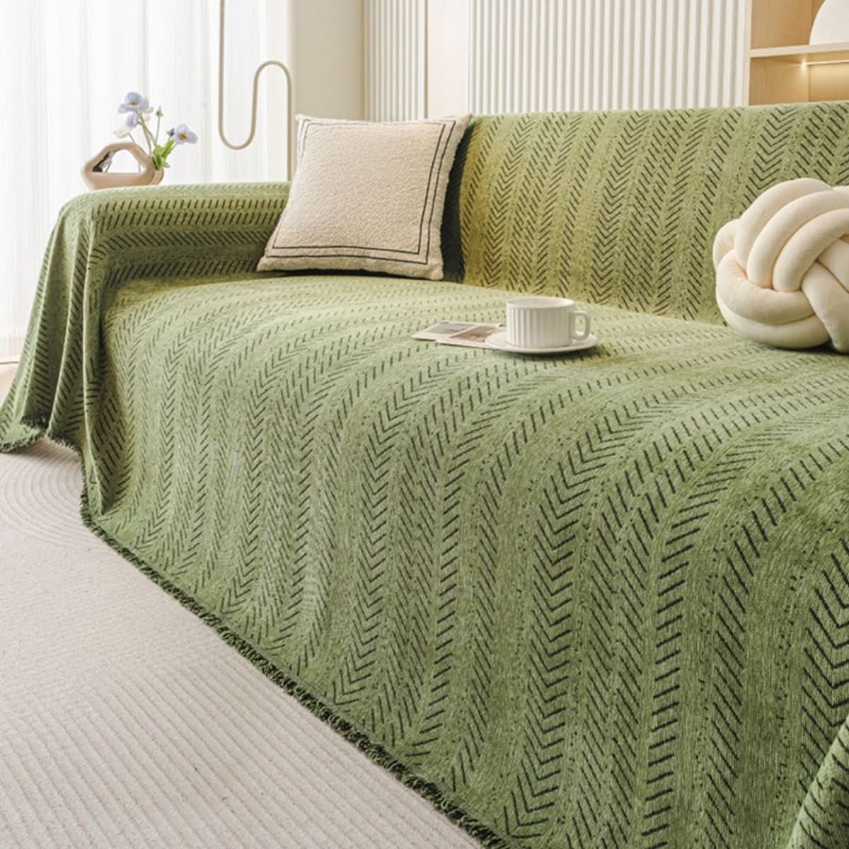 SNUGGLETEXTILE – Kratzfester und waschbarer Sofabezug aus Chenille 6