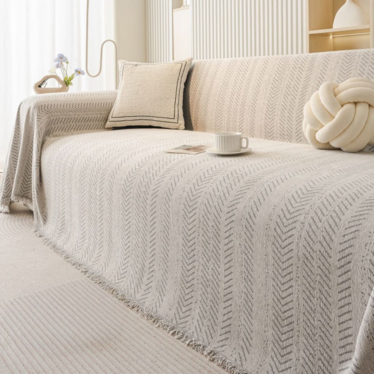 SNUGGLETEXTILE – Kratzfester und waschbarer Sofabezug aus Chenille 7