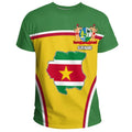 Surinam Flag Graphic T Shirt For Men Suriname National Emblem 3D Printed T-Shirts Summer Bolivian Boy Sport Tops Street Tees VestraGear