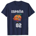 Naranjito T Shirt Men Women's T-Shirt Crewneck Espana 82 Spain Mascot 1982 Soccer Football Tee Shirt Clothing Plus Size VestraGear