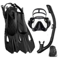 Snorkelset voor Volwassenen met Panoramisch Masker, Droge Snorkel en Verstelbare Vinnen 11