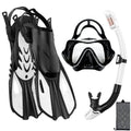 Snorkelset voor Volwassenen met Panoramisch Masker, Droge Snorkel en Verstelbare Vinnen 7