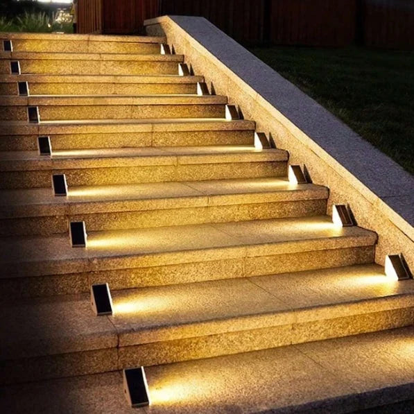 Solar Powered Stair Lights 0