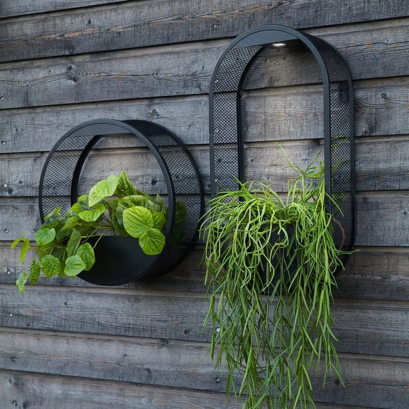 Solar Powered Wall Pot Light 4