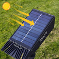 Solar Tuinspot LED Verstelbare Zoomlens Waterdicht IP65 Warmwit Energiezuinig voor Gazon Borders Gevel | Sansoti 7