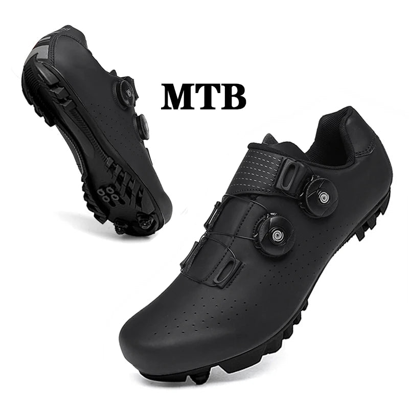 Sportieve Fietsschoenen Heren met Draaisluiting - SPD en MTB Opties 0