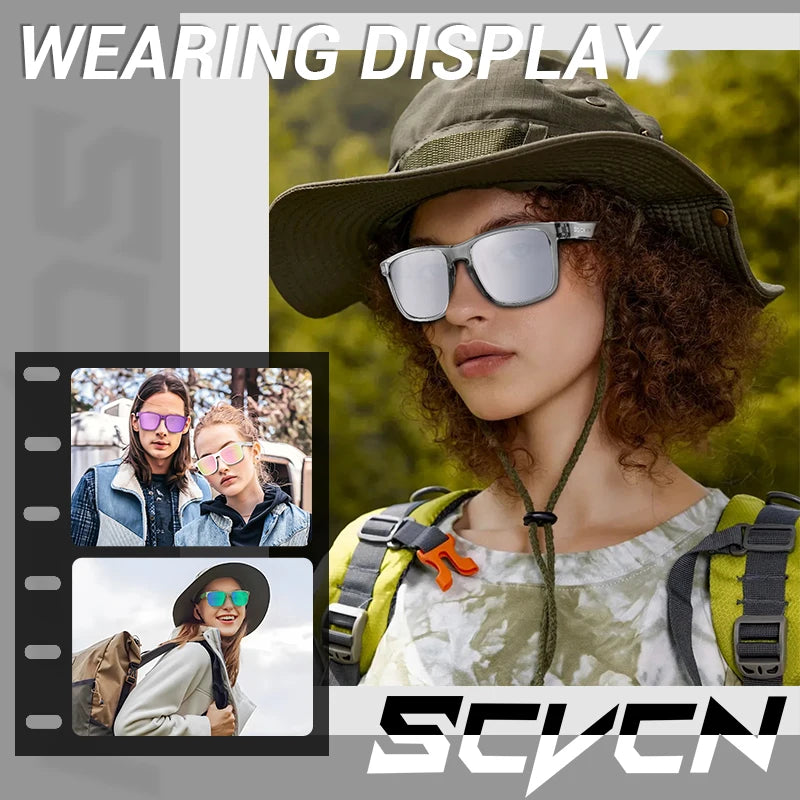 Sportzonnebril Heren en Dames – Gepolariseerd met UV400 en lichtgewicht frame 4