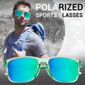 Sportzonnebril Heren en Dames – Gepolariseerd met UV400 en lichtgewicht frame 5