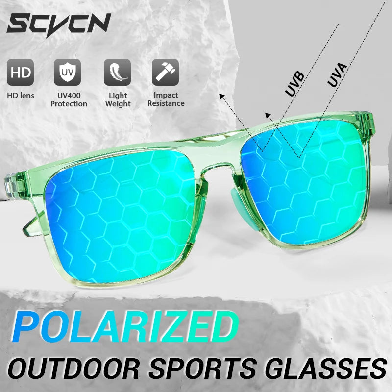 Sportzonnebril Heren en Dames – Gepolariseerd met UV400 en lichtgewicht frame 7