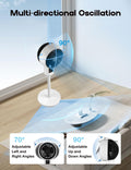 Staande Ventilator met 3D-Oscillatie, Stille Werking, Afstandsbediening en Hoogteverstelling 2