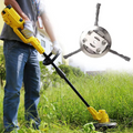 Stalen Onkruidborstel voor Trimmer Universeel | Krachtige Tuinborstel voor Hardhout Stenen | Professionele Trimmerattachement voor Gras Mos Onkraut | Duurzame Onkruidverwijderaar voor Freesmachine | Sansoti 5