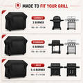Thrives Outdoor | Covara Heavy-Duty Barbecue Grill Cover 6
