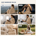 Thrives Outdoor | Thick Coral Velvet Throw 8