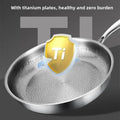 Titanium | Gehämmerte Bratpfanne mit Antihaftbeschichtung | Induktionskompatibel für müheloses Kochen 4