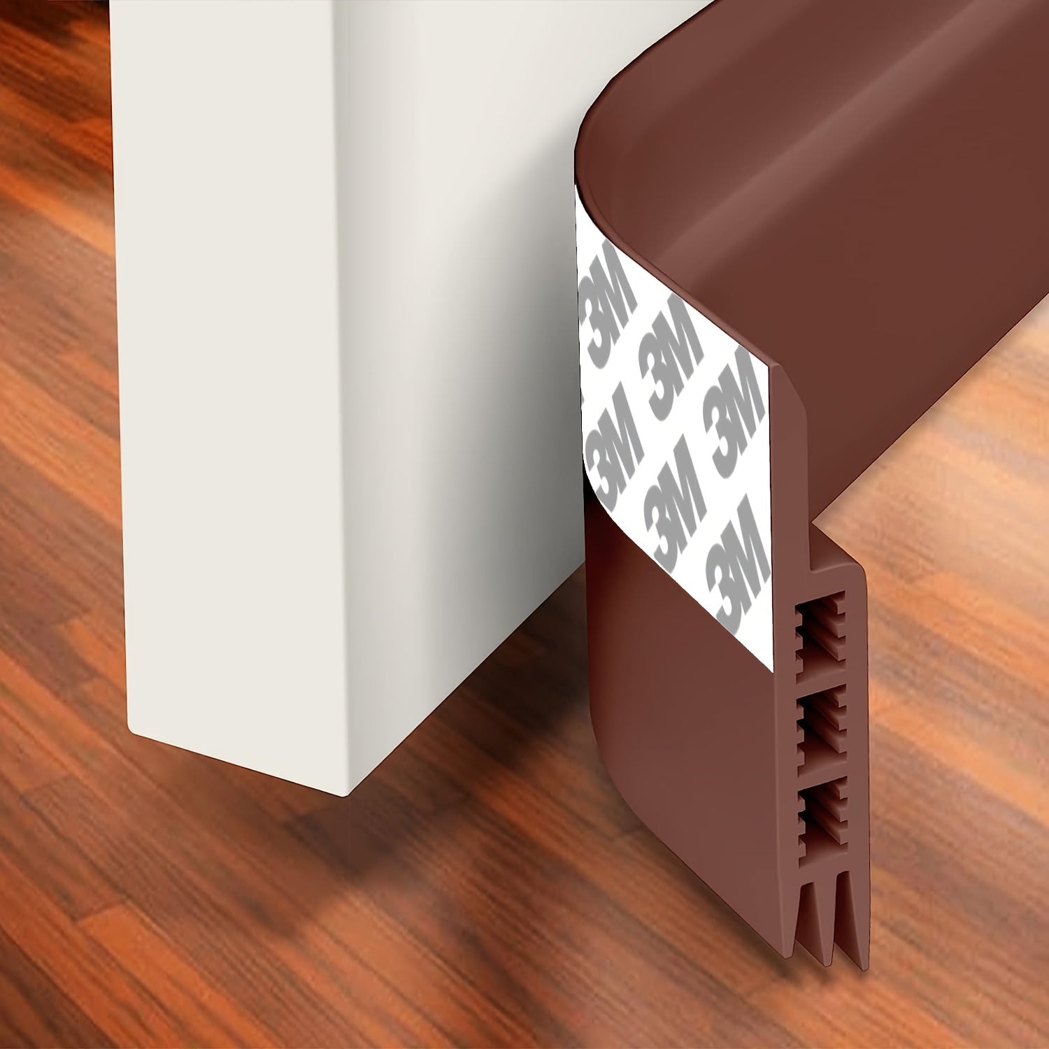 Tochtstrip Deur Siliconen 99cm Wit Zelfklevend Geluidsisolatie Deurafdichting Tochtstopper Energiebesparing Woning Isolatie | Sansoti 5