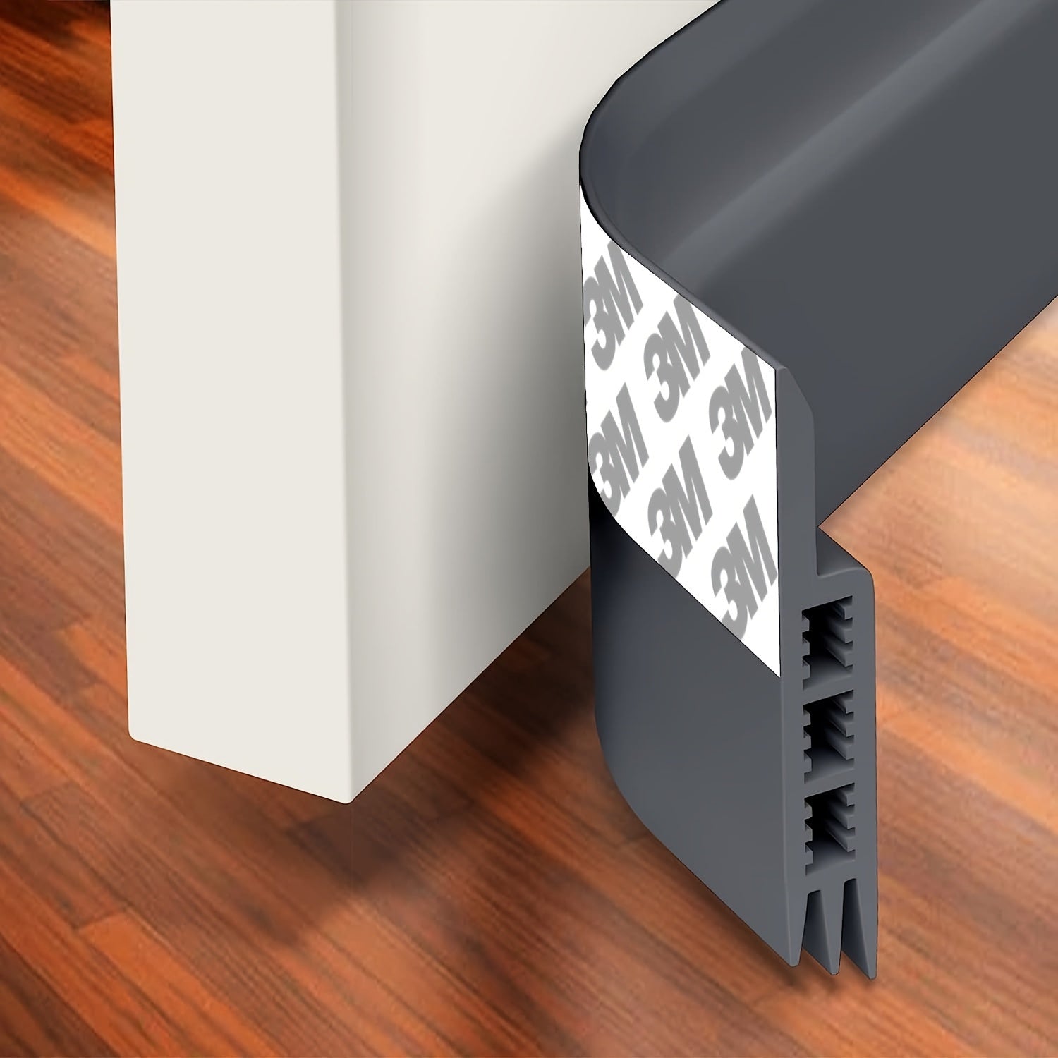 Tochtstrip Deur Siliconen 99cm Wit Zelfklevend Geluidsisolatie Deurafdichting Tochtstopper Energiebesparing Woning Isolatie | Sansoti 7
