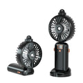 Tragbarer Mini Ventilator mit Nebelfunktion, USB-Ladeanschluss, Handventilator für Unterwegs 6