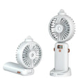 Tragbarer Mini Ventilator mit Nebelfunktion, USB-Ladeanschluss, Handventilator für Unterwegs 7