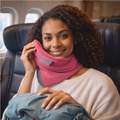 Travel Pillow Wrap Style Compact Neck Support Upright Rest 5