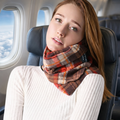 Travel Pillow Wrap Style Compact Neck Support Upright Rest 9