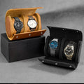 Travel Watch Case – 3 Slot Roll with Removable Cushions for Secure Storage 1