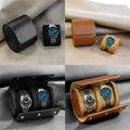 Travel Watch Case – 3 Slot Roll with Removable Cushions for Secure Storage 2