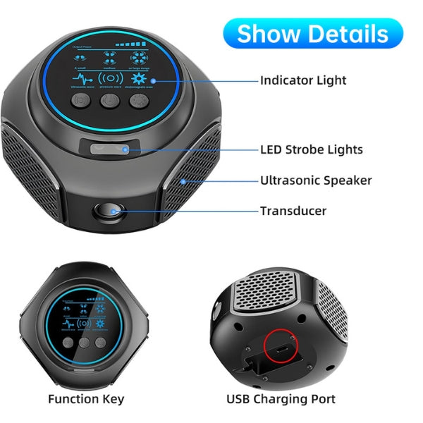 Ultrasonic Wasp and Hornet Repellent Plug-In for Outdoor Areas up to 3200 sq. ft. 6