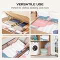 Vakuum-Aufbewahrungsbeutel für Kleidung und Bettwäsche, luftdicht, feuchtigkeitsresistent, wiederverwendbar 7