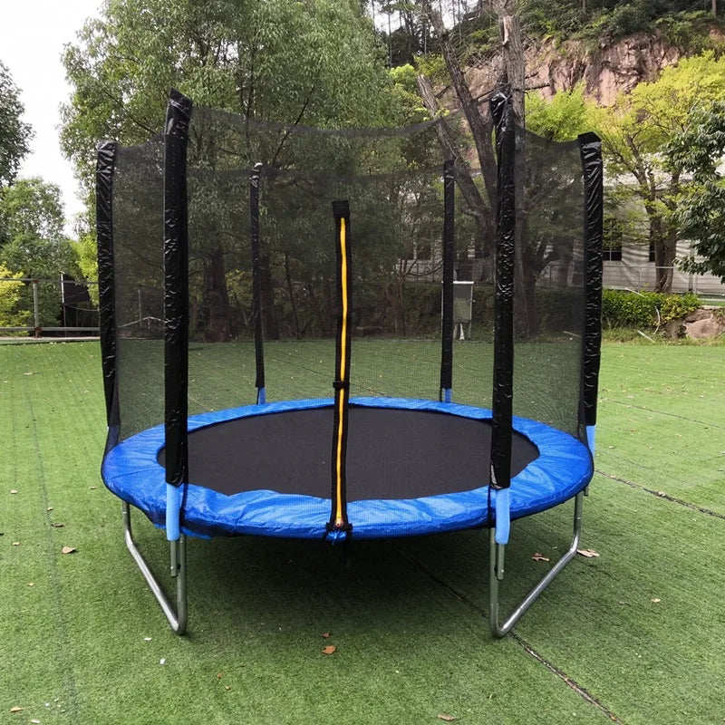 Veiligheidsnet voor Ronde Trampolines met Rits, Slijtvast PP Mesh voor Buitengebruik 1