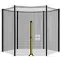 Veiligheidsnet voor Ronde Trampolines met Rits, Slijtvast PP Mesh voor Buitengebruik 3