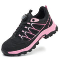 Veiligheidsschoenen Dames S3 met Stalen Neus, Ademend en Antislip, Roze 6