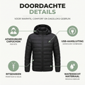 Verwarmde Jas Heren & Dames - 9 Warmtezones - Waterdicht & USB 2