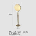 Staande lamp met bolkap