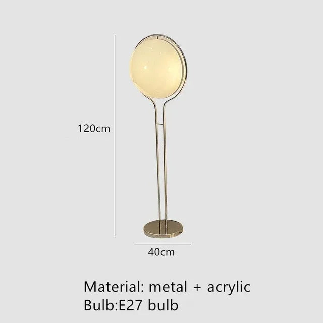 Staande lamp met bolkap