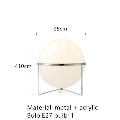 Staande lamp met bolkap