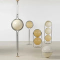 Staande lamp met bolkap