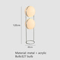 Staande lamp met bolkap