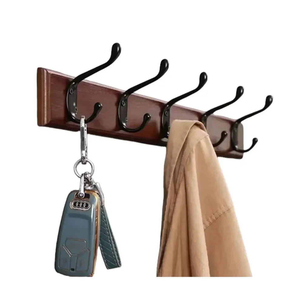 Houten kapstok voor aan de muur