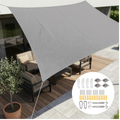 Waterdicht Rechthoekig Schaduwdoek UV-Bescherming Terras Tuin Balkon | Sansoti 9