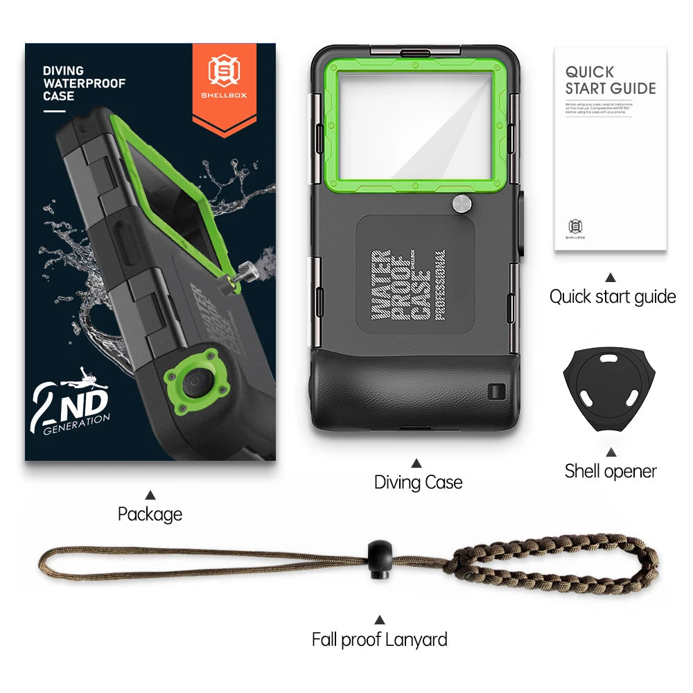 Waterdichte Telefoonhoes voor Smartphones tot 6,9 Inch - IP68 Bescherming tot 15m 10