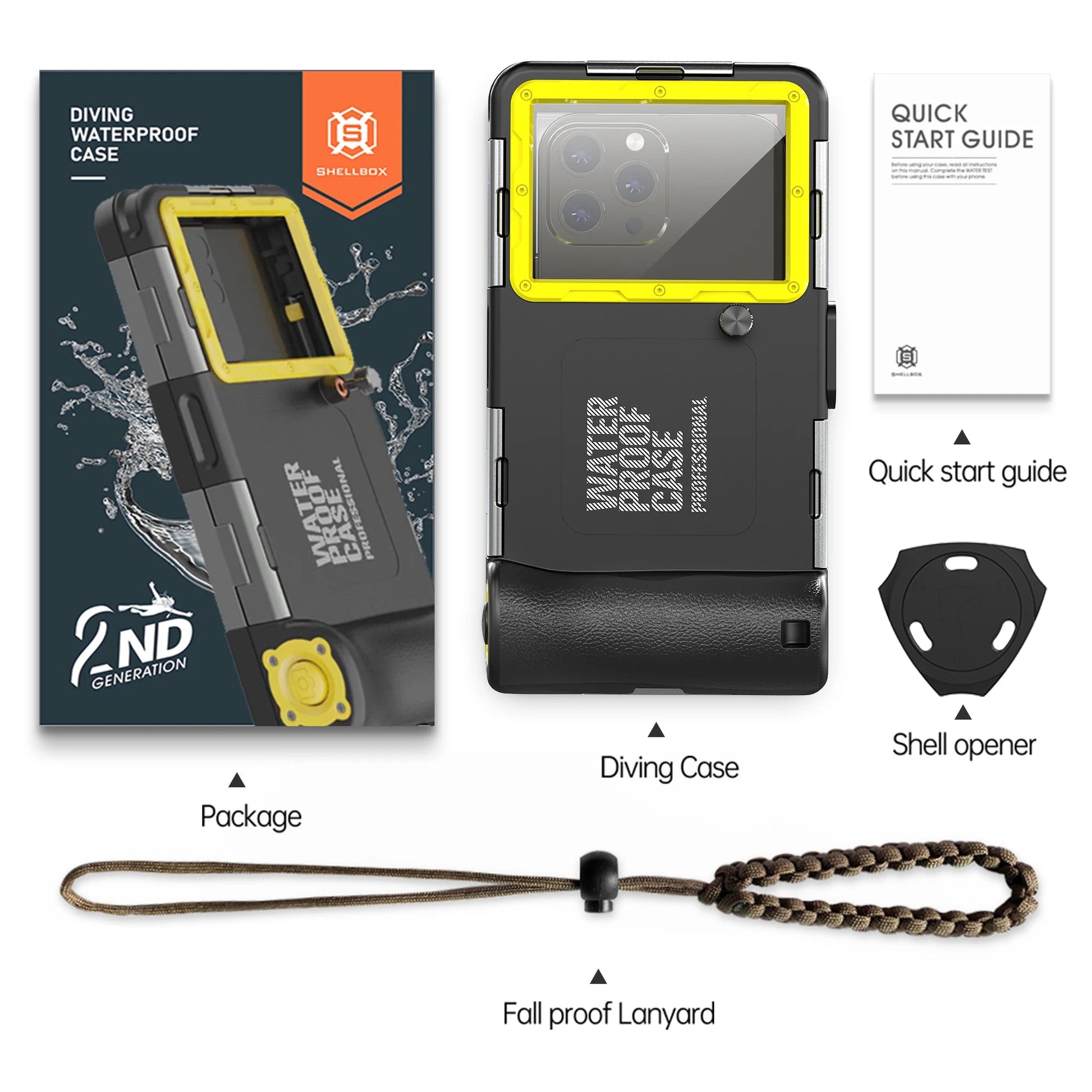 Waterdichte Telefoonhoes voor Smartphones tot 6,9 Inch - IP68 Bescherming tot 15m 12