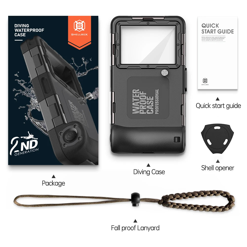 Waterdichte Telefoonhoes voor Smartphones tot 6,9 Inch - IP68 Bescherming tot 15m 13