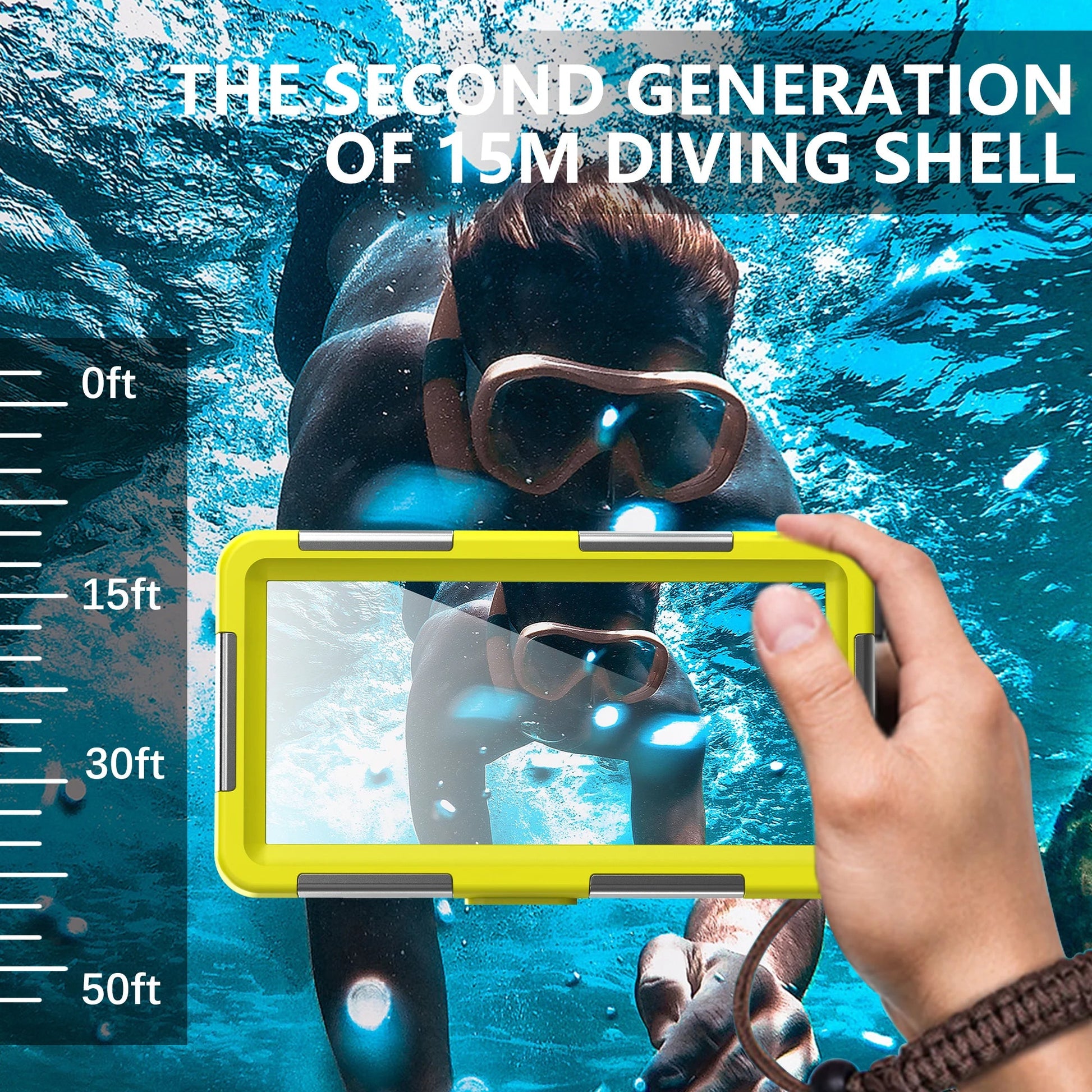 Waterdichte Telefoonhoes voor Smartphones tot 6,9 Inch - IP68 Bescherming tot 15m 5