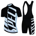 Wielerset voor Heren – Ademend Fietsshirt en Bibshort, Sneldrogend en Comfortabel 0