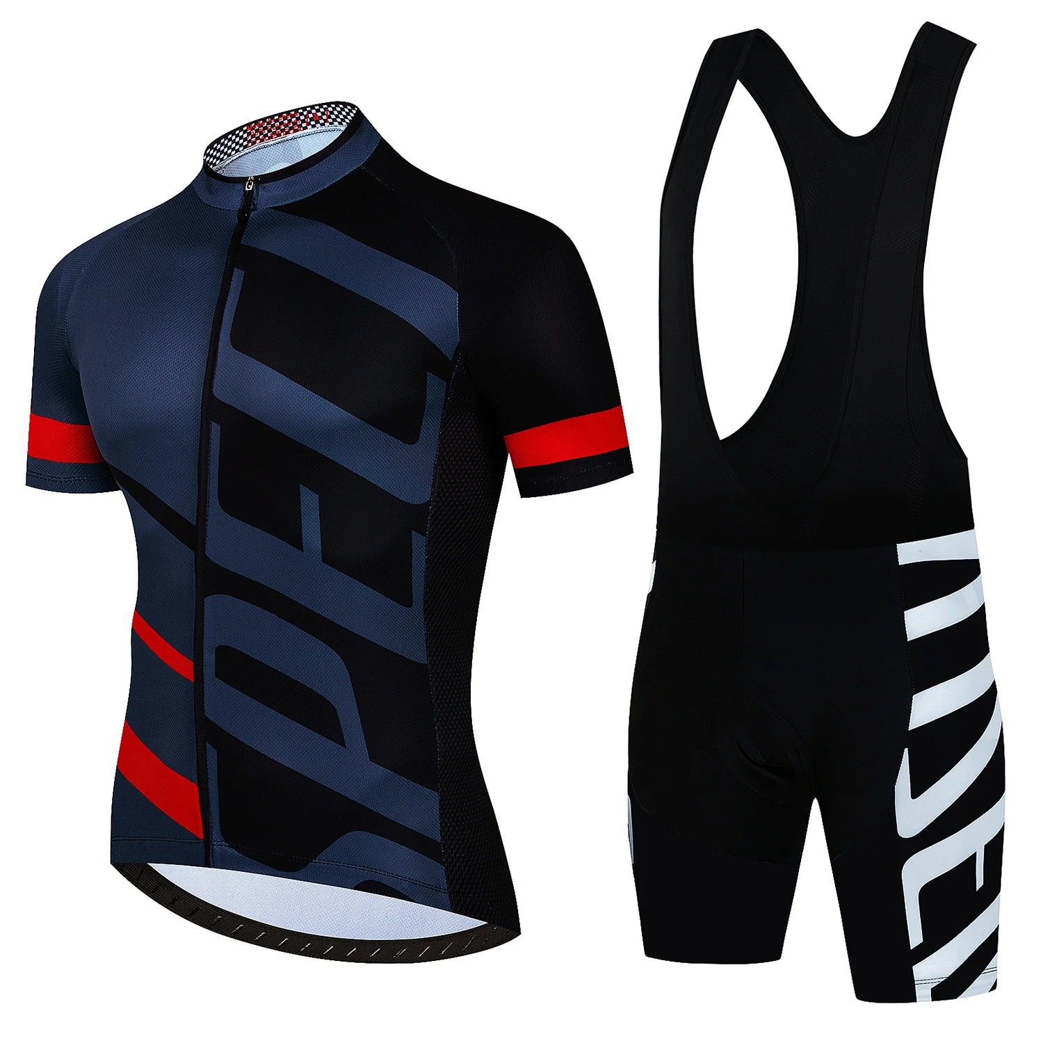 Wielerset voor Heren – Ademend Fietsshirt en Bibshort, Sneldrogend en Comfortabel 14