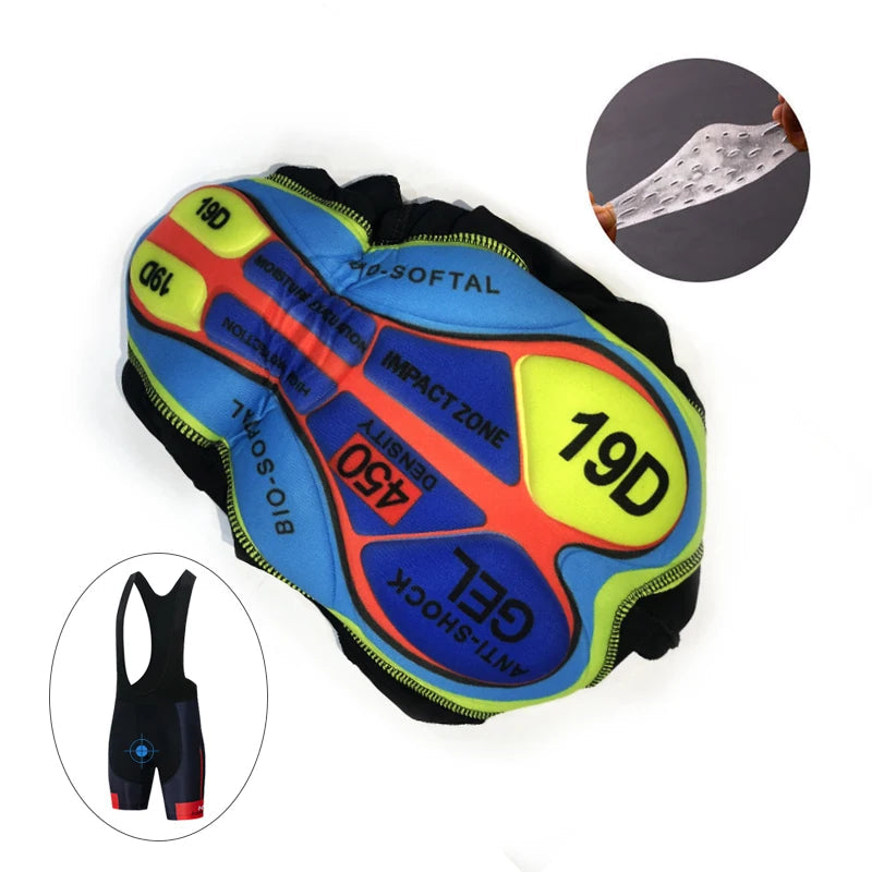 Wielerset voor Heren – Ademend Fietsshirt en Bibshort, Sneldrogend en Comfortabel 5