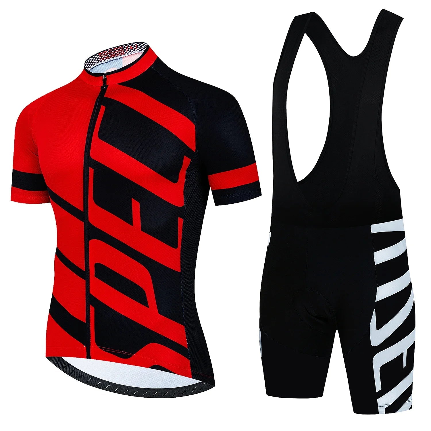 Wielerset voor Heren – Ademend Fietsshirt en Bibshort, Sneldrogend en Comfortabel 6