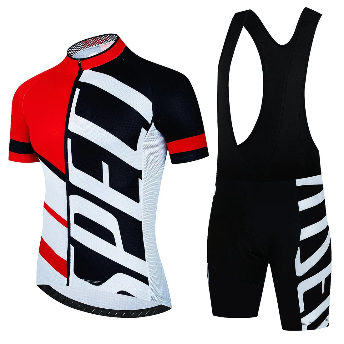 Wielerset voor Heren – Ademend Fietsshirt en Bibshort, Sneldrogend en Comfortabel 7